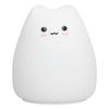 LED Tap Lamp Cat Shaped 7 Colors Changing Silicone Night Light for Home Bedroom Children S Room