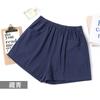 Spring and Summer New Cotton and Linen Shorts Women's Outer Wear Thin A- Shown Wide Leg High Waist Slimming Plus Size Loose Casual Shorts for Women