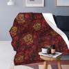 Gold Roman Imperial Eagle SPQR Blankets Soft Warm Flannel Throw Blanket Plush for Bed Travel Home Couch