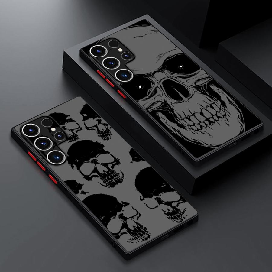 Чехол Funda с рисунком скелета и черепа для Samsung Galaxy S20 FE S24 Plus S25 Ultra S26 S23 FE Note 20 Ultra 10+ S21 S22