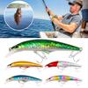 Fishing Bait Hard Lure with Treble Hook Realistic Looking 3D Eyes Bright Color Portable Mini Artificial Lure Fake Bait