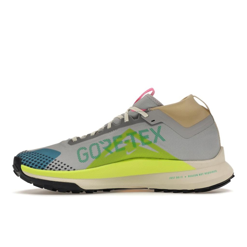 Nike React Pegasus Trail 4 GORE-TEX Wolf Grey Volt Men Sneakers Stadium-Green DJ7926-002