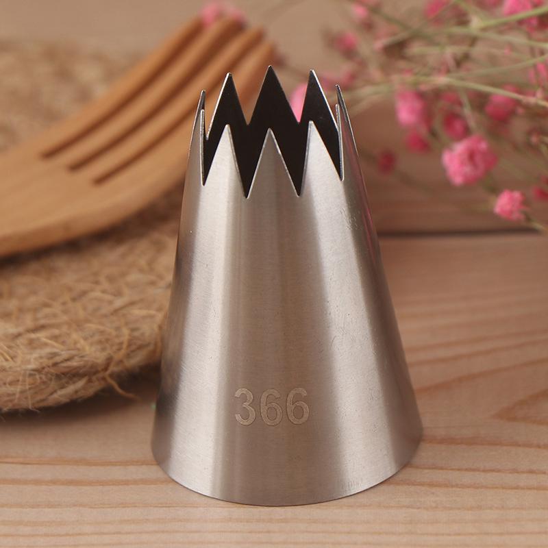 #366 Большая открытая насадка-звездочка Насадки для крема для глазури Формы для выпечки Советы по выпечке