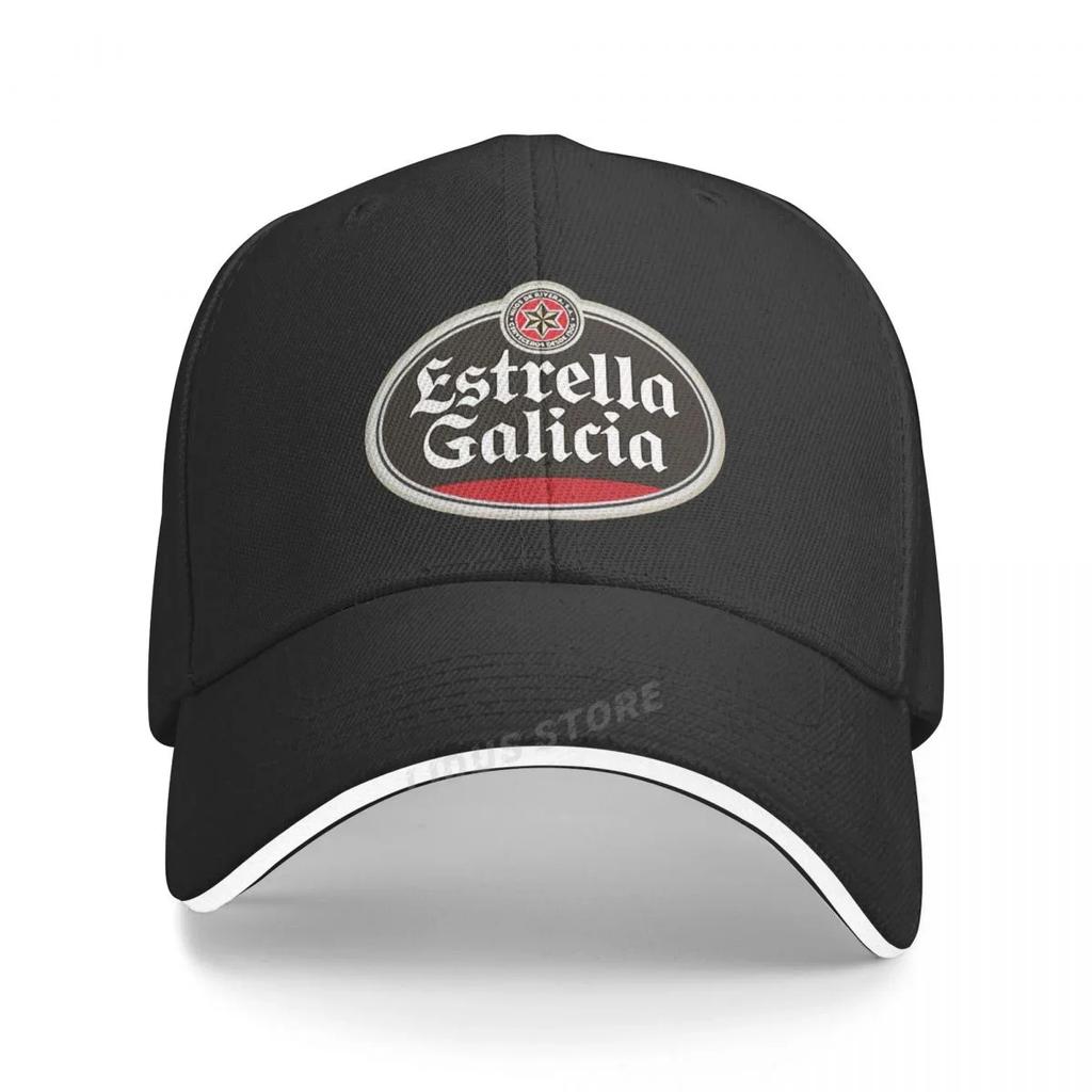 Estrella Galicia Beer Spain бейсболка шляпа лето черный весна Casquette мальчики однотонный цвет рыба женщины хип-хоп