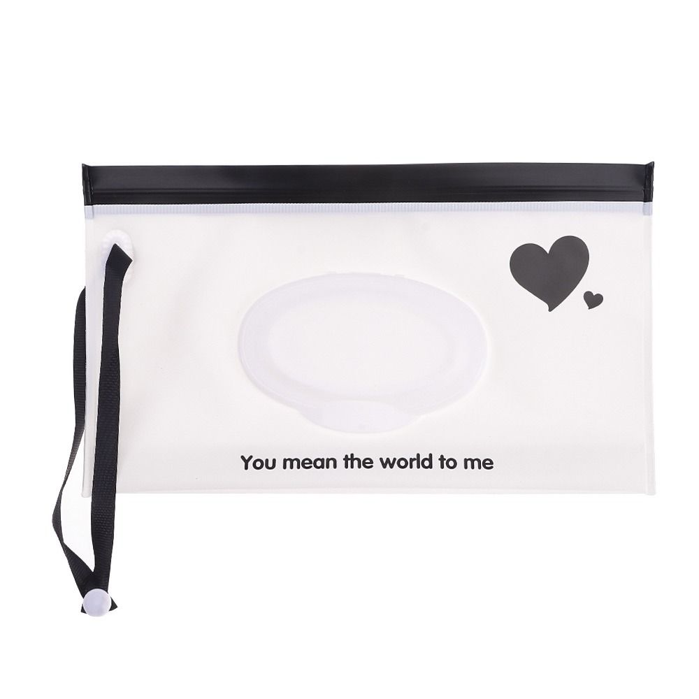 Baby Product Flip Cover Portable Wet Wipes Bag Cosmetic Pouch Wipes Holder Case Tissue Box