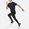 Nike Штаны для бега и фитнеса с сплошным логотипом, мужские, черные CZ8831-010