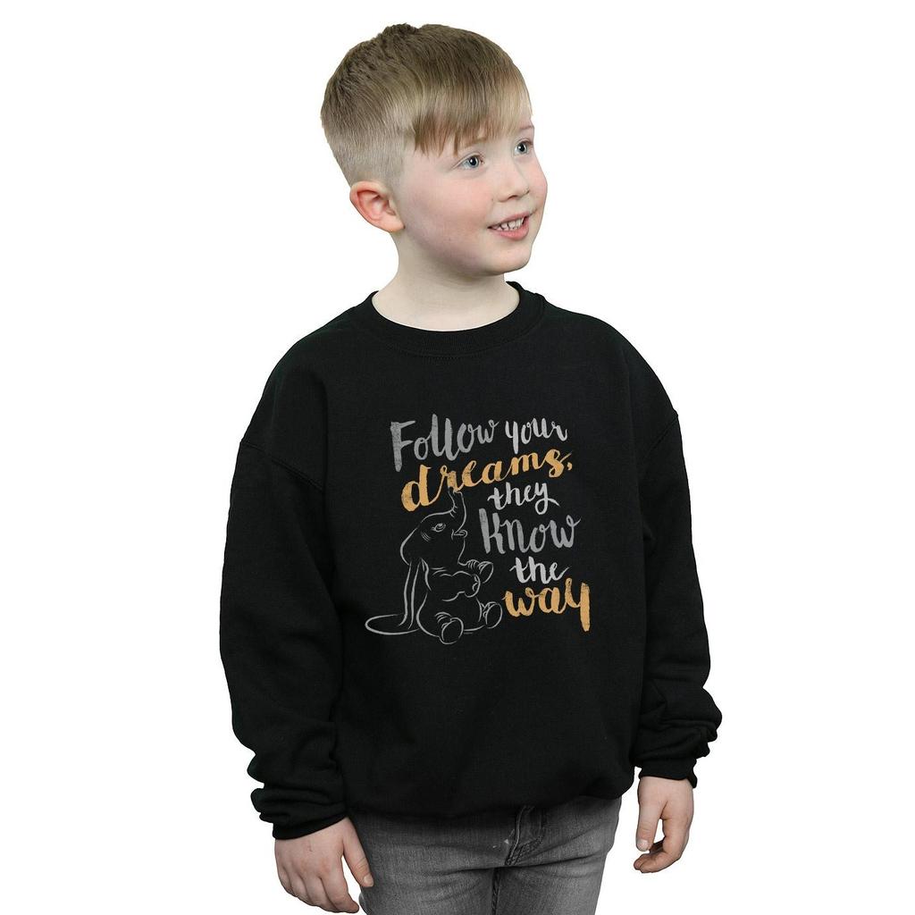 Disney Boys Dumbo Follow Your Dream Sweatshirt