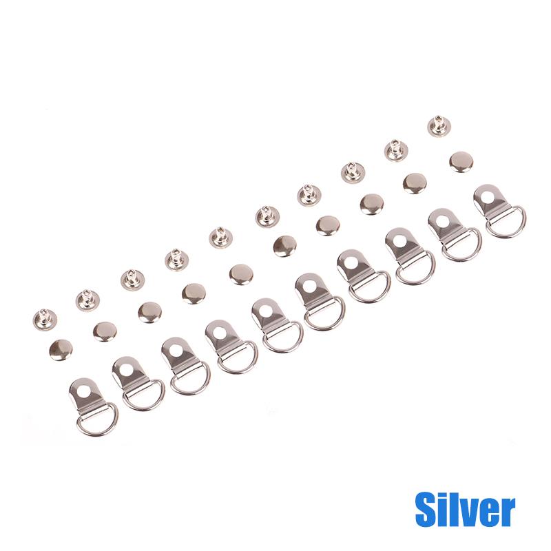 10 комплектов пряжек D-образного кольца для ремонтных сумок, походных ботинок для скалолазания, аксессуаров для сумок своими руками