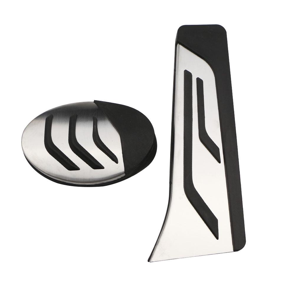 Автомобильные педали из нержавеющей стали, чехол для педали акселератора, газа, тормоза для BMW X1 F48 X2 F39 1 2 серии F40 F45 F46