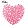 250 шт. акриловые искусственные хрустальные полупрозрачные сердца в форме сердца искусственные драгоценные камни наполнитель для вазы