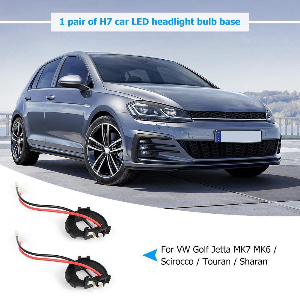 1 пара держателей адаптеров для светодиодных фар H7 для Vito Golf Jetta MK7