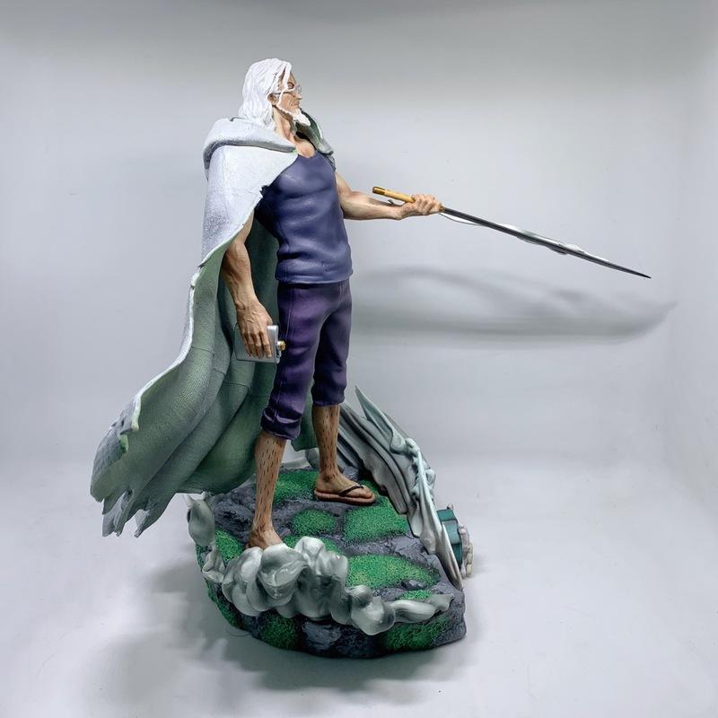 Фигурка One Piece Темный Король Сильверс Рейли GK, стоячая поза, держащий меч, в коробке, статуэтка аниме, коллекционная модель для фанатов аниме, премиальное качество