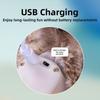 Электронная игрушка-махалка «Воробей» для кошки, USB-зарядка, подвесная, интерактивная, летающая птица, игрушки для кошек, яркое чириканье, активируется прикосновением