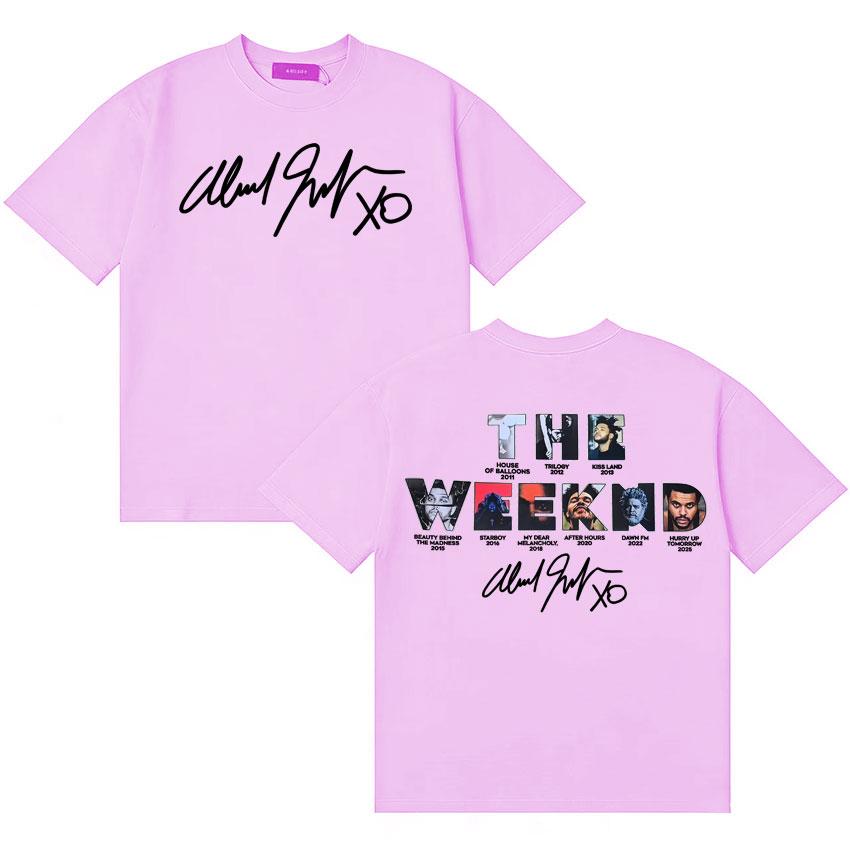 Streetwear Tops The Weeknd Hurry Up Tomorrow Album 2025 Tide T Shirt Unisexs Clothing Short Sleeve Tshirt Oversized Cozy Tshirts
