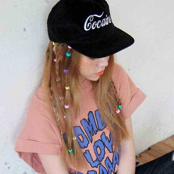 Красочные круглые клипсы для волос