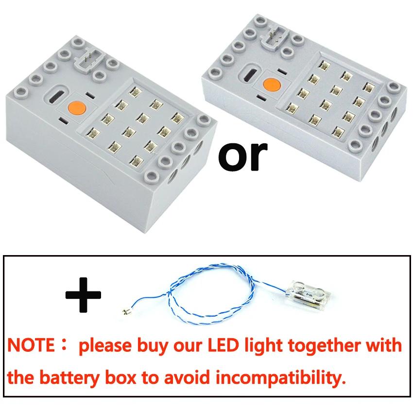 Moc Accessorie Signal 1.35pin Led Light High-tech City Street DIY 25cm Remote Control  Lamp Pin Port Compatible Building Block