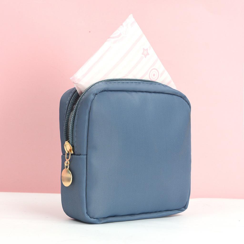 1 шт. Дорожная косметичка, кейс для макияжа для женщин, девушек, студенток, женская многоцветная портативная сумка для хранения гигиенических прокладок