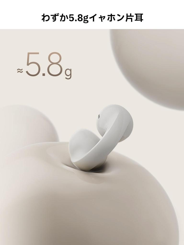 [VGP2025 Gold Award Winner] Edifier R1 Open-Ear Earphones, Bluetooth 5.4, Ultra-Lightweight (5.2g), Wireless Earbuds with ENC Noise Cancellation, No
