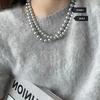 Retro French Shijia Pearl Necklace for Women - Autumn/Winter 2023 Clavicle and Sweater Chain