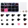 566PCS Plastic Safety Eyes and Noses for Amigurumi Crocheting Perfect for DIY Dolls and Teddy Bear Crafts