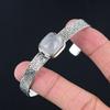 Sisters Day Deal Radiant Rose Quartz Stone 925 Silver Birthday Bangle Bracelet