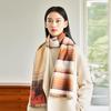 Wanshili Silk-Wool Fashion Scarf with Lucky Deer Gift Box