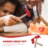 Wooden Handle Wooden Simulation Hammer Plastic Children Hammer Toy Mini Hammer  Kid