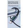 120 Вт USB A на Type C Светодиодный Цифровой Дисплей Быстрая Зарядка Кабель для Данных Нейлоновая Оплетка USB Шнур для Зарядки Type C на Type C PD 6A USB Кабель
