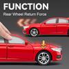 1:24 Honda Accord Models Toys Alloy Diecast Cars Front Wheel Steering Doors Opened Sound Light Pull Back Vehices Friend's Gifts