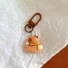 Bath Capybara Keychain Resin Kapibara Pendant Kawaii Capibara Bag Hanging Birthday Gift