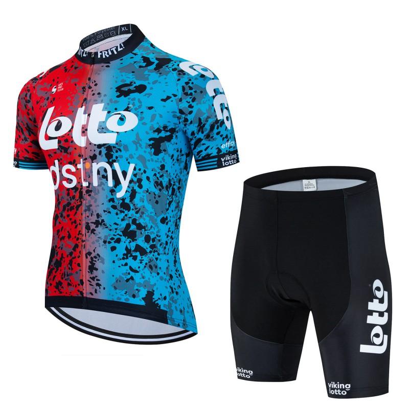 Mens Cycling Jersey Set Breathable Quick-Dry Mountain Road Bike Apparel Performance Wear