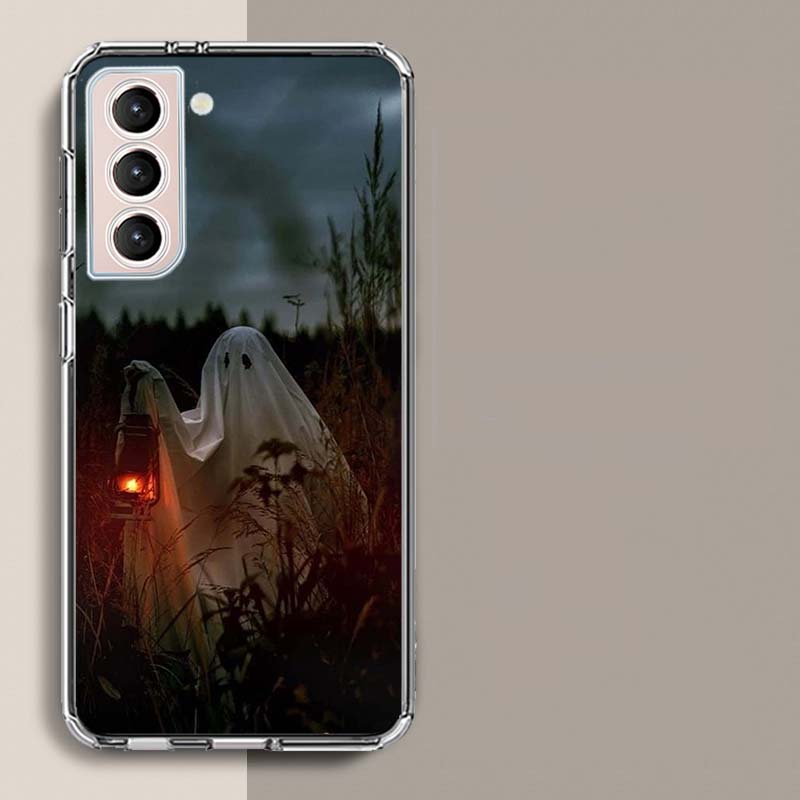 Cute Halloween Ghost Phone Case For Samsung A16 A26 A36 A56 A17 A15 A25 A35 A55 A14 A24 A34 A54 A04S A05S Galaxy Note 20 10 9 8
