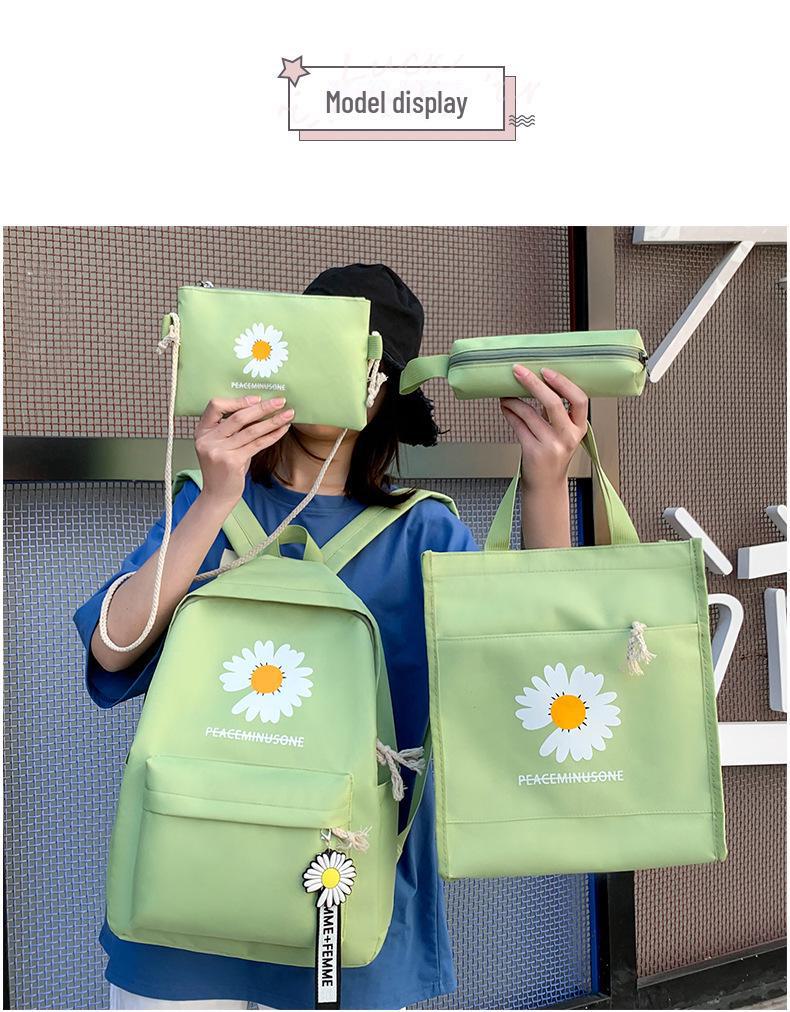 Korean Style Schoolbag for Students - Large Capacity Backpack for All School Levels