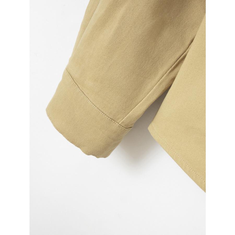 Spring Autumn Pockets Button Up Shirt Men's Washed Elastic Pure Cotton Men Long Sleeve Shirts