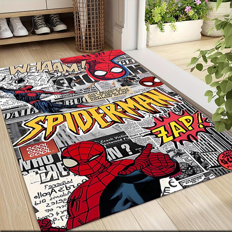 1Pc Venom Vs Spiderman Urban Clash Carpet Rug Customizable Soft Washable Antislip Home Living Room Sofa Mats Personalized Rug 0917177