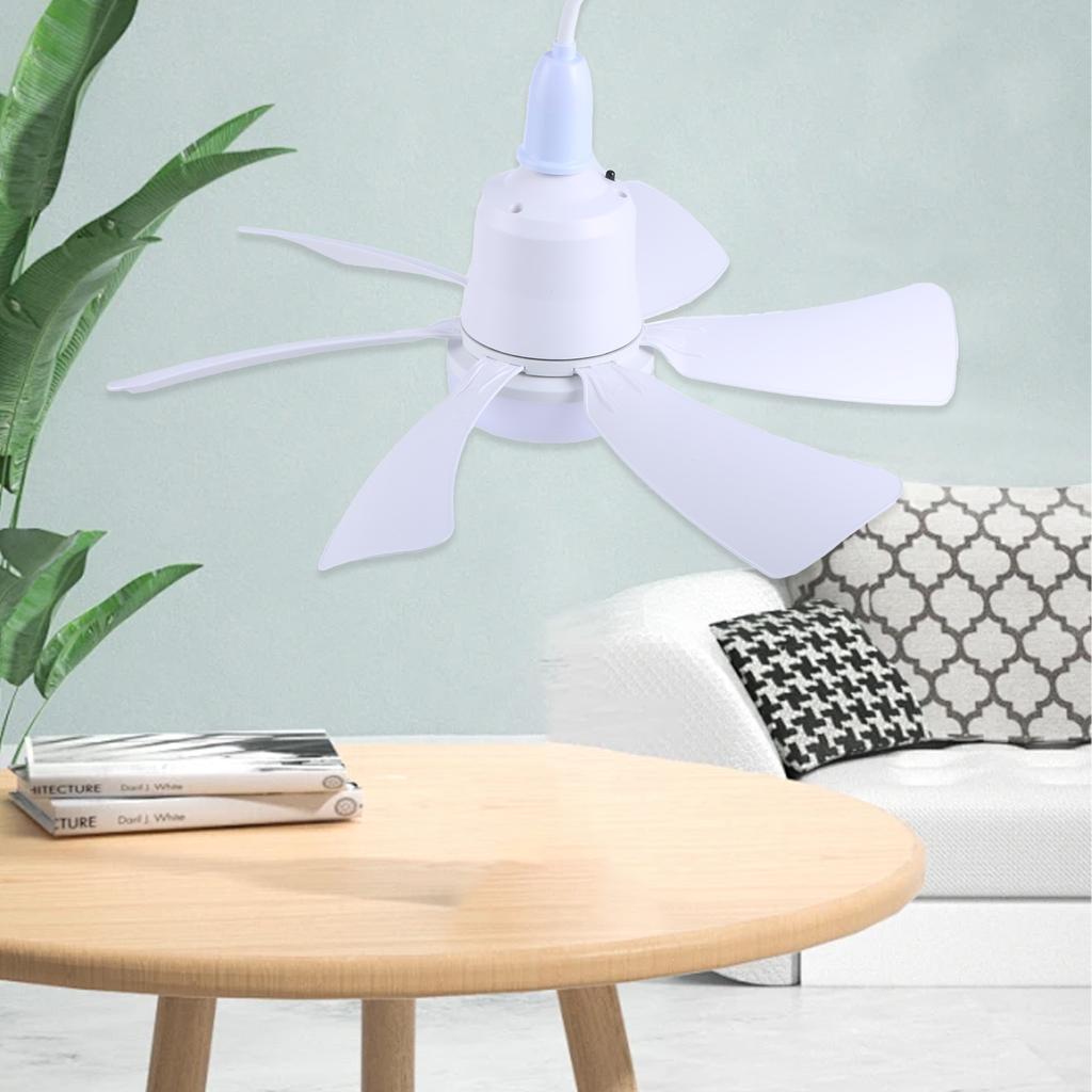 E27 Ceiling Fan AC85-265V Fan Light with Remote Sudden Stop Protection for Indoor Home 3 Gear Adjustable Chandelier Fan