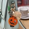 Halloween Keychain Ghost Pumpkin Charm Keychain Bat Skull Keychain Backpack Handbag Charm Boo Basket Stuffer Spooky Gift for Him Her