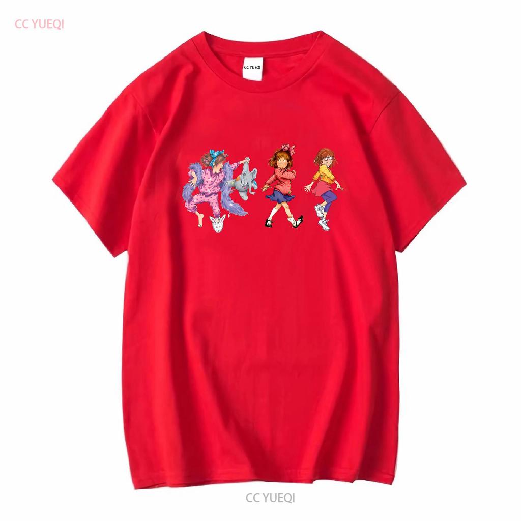 Junie B Jones Book Teacher T Shirt Childrens Kindergarten Back To School Long Or Short Sleeves Vintage Washed Designer Clothes