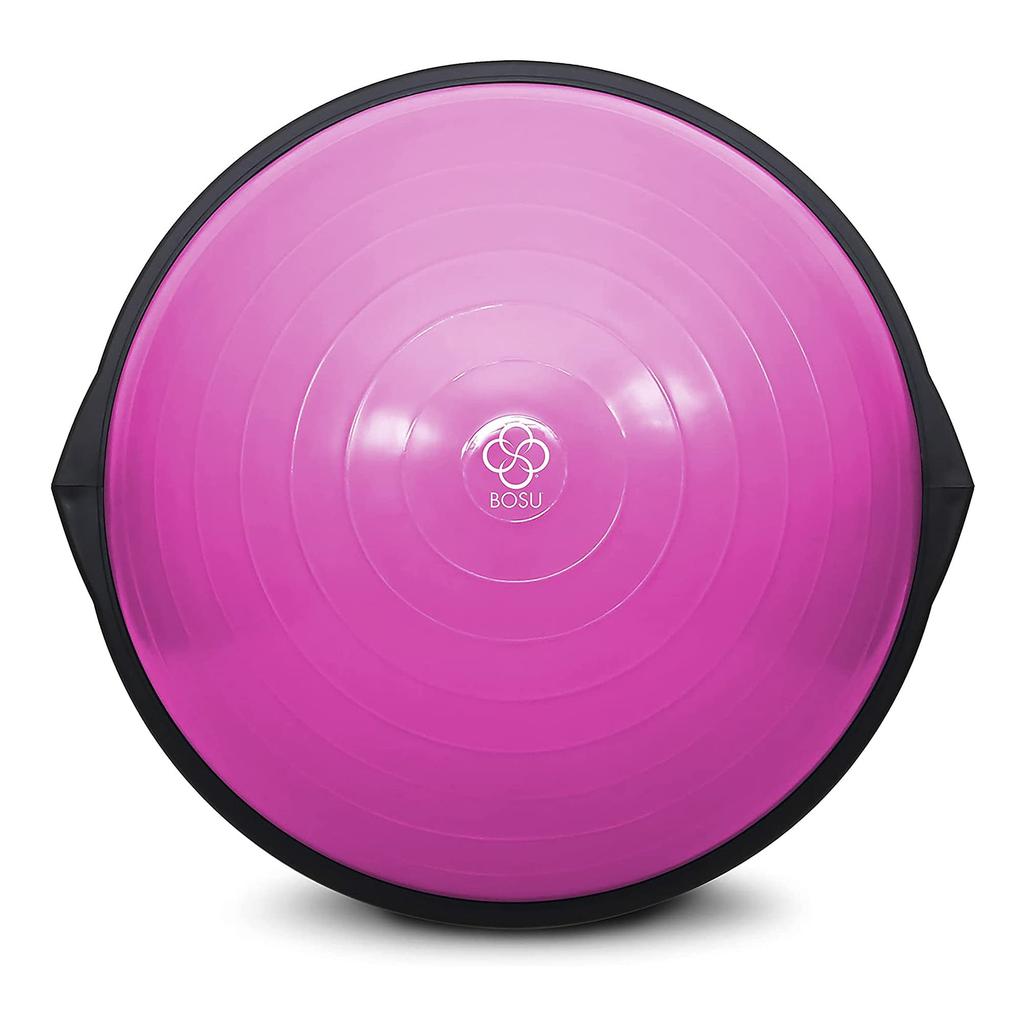 BOSU Balance Trainer Home Original for Home 65cm 136kg Weight Japanese Instructions Warranty Pink, Use, Diameter, Capacity, Included, 1-Year [Used]