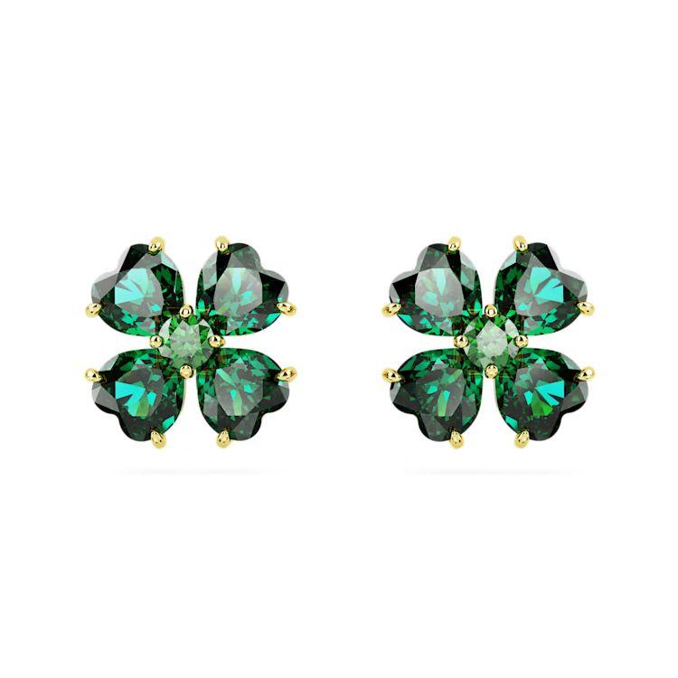 Swarovski Idyllia Four Leaf Clover Earrings Women earrings Green 5666236