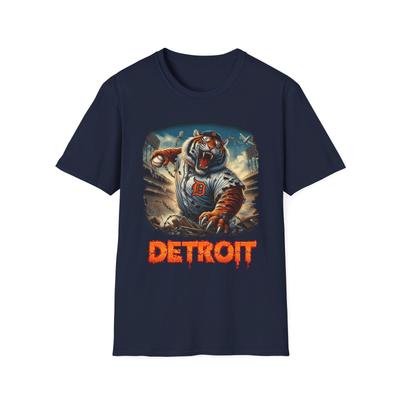 Футболка Detroit Tigers Хоррор-Мешап