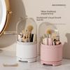 Rotating Dust-Proof Makeup Organizer: Brush Holder, Lipstick & Eyeshadow Storage, Desktop Pen Holder