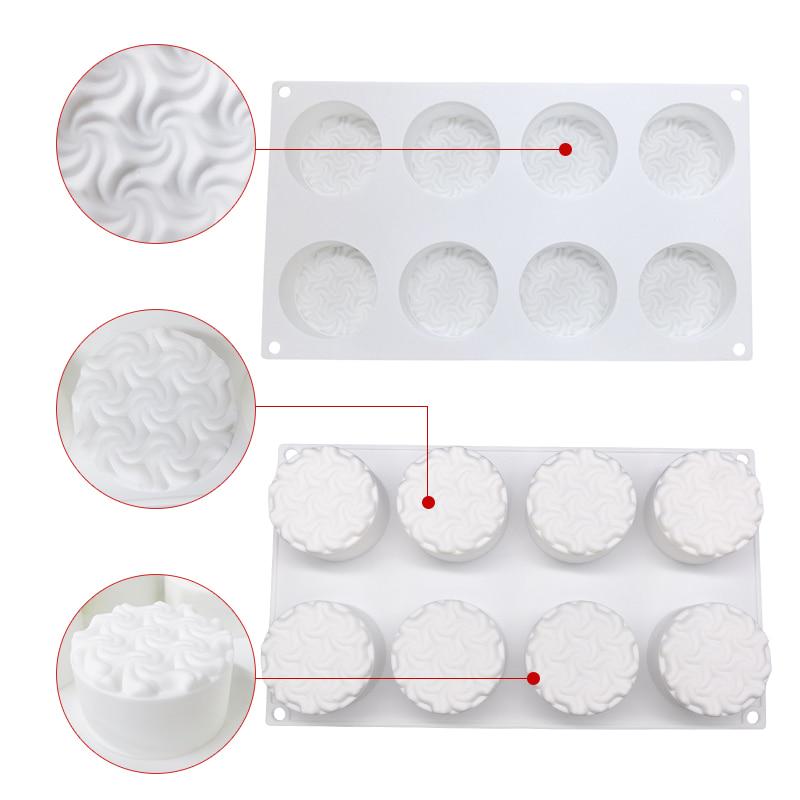 Silicone Mould Flowers Cake Mold For Baking Dessert Art Mousse Silikonowe Moule Pastry Chocolate Pan