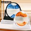 3D Hourglass Moving Sand Art Mountain Flow Sand Picture Round Glass Dynamic Display Quicksand Paint for Relax Desktop Ornaments