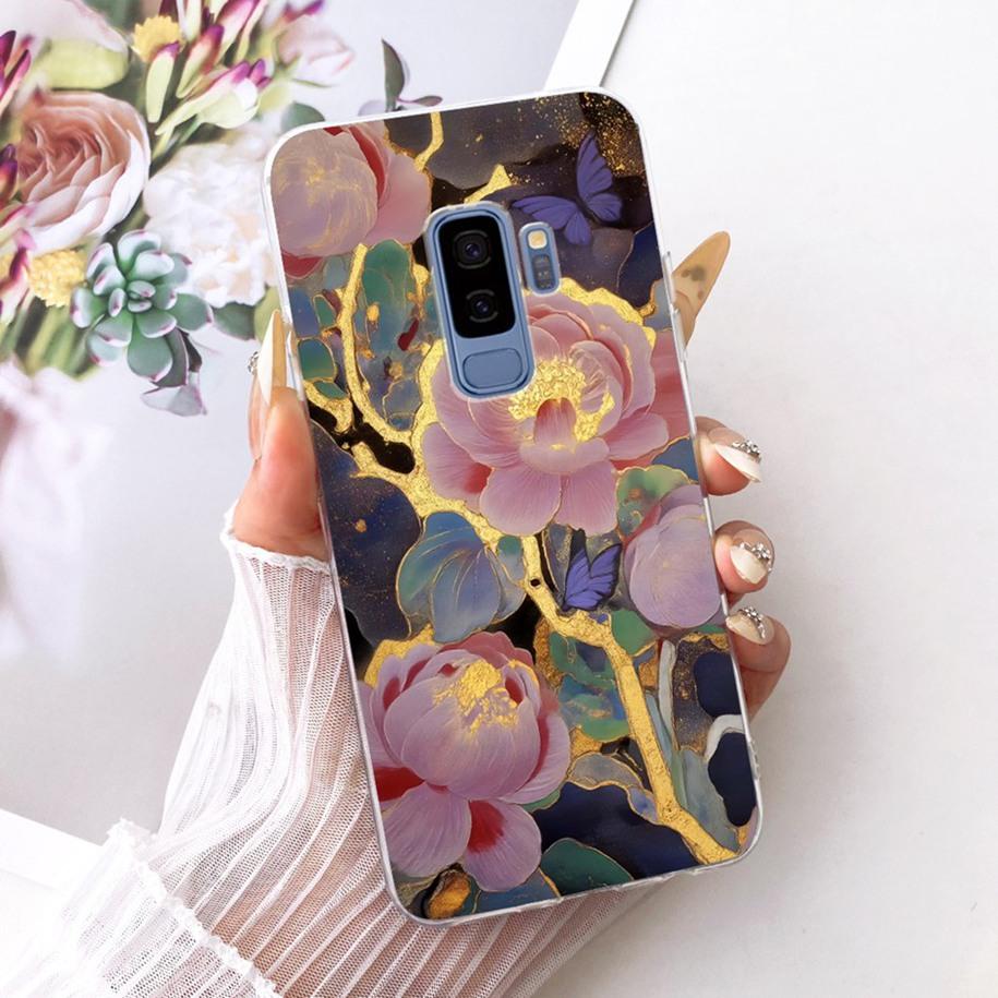 For Samsung Galaxy S9 S9+ Case SM-G960F SM-G965F Cover Fashion Dragon Lion Cartoon Soft Silicone Bumper on Samsung S9 Plus Shell