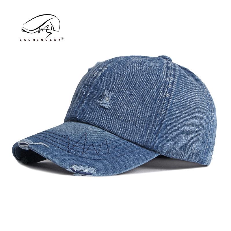 Spring and Summer New Washed and Old Denim Baseball Cap Women's Fashion Sunscreen Sunshade Traveling Cap Men