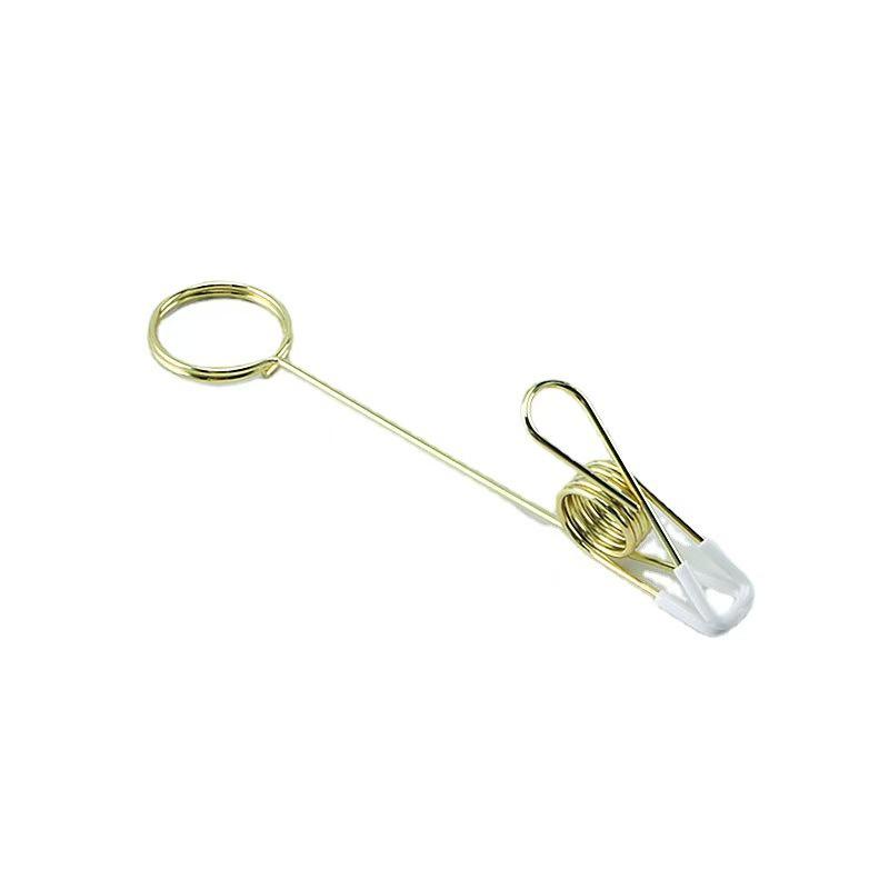 Двусторонний нескользящий зажим-фиксатор для заметок и фотографий «рыбий хвост» для экранов и карточек супермаркета