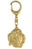 Neapolitan Mastiff, Mastino Napoletano - Gilded key ring with dog, handbag decoration, luxury accessory by Art-Dog brand