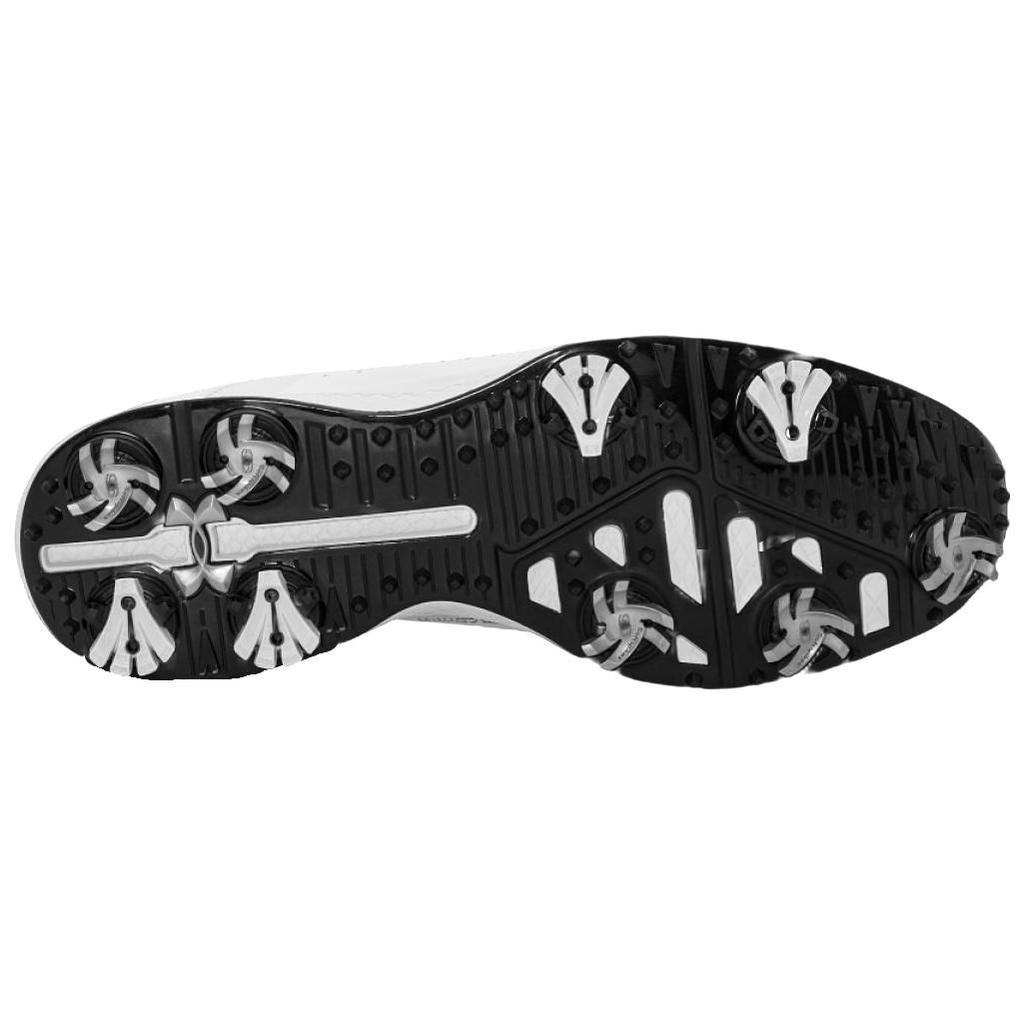 Under Armour Кроссовки Charged Draw 2 Golf Wide Белые черные мужские 3026401-100