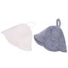 Felt Head Protection Bath Anti Heat Free Size Russian Style Shower Cap Sauna Hat